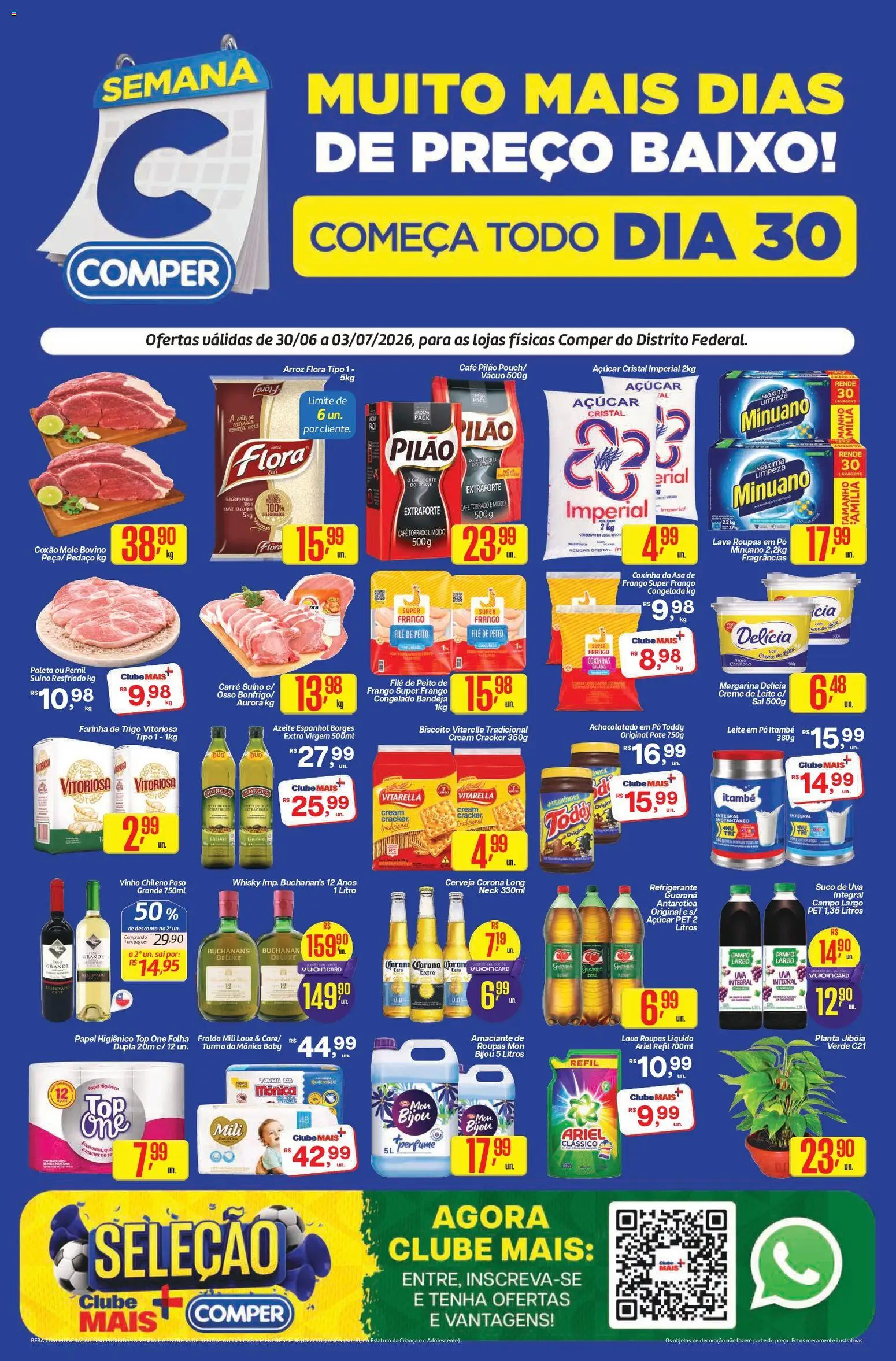 Pré-Visualização do folheto "Comper - Ofertas da semana" da loja Comper válido a partir de 30/06/2026