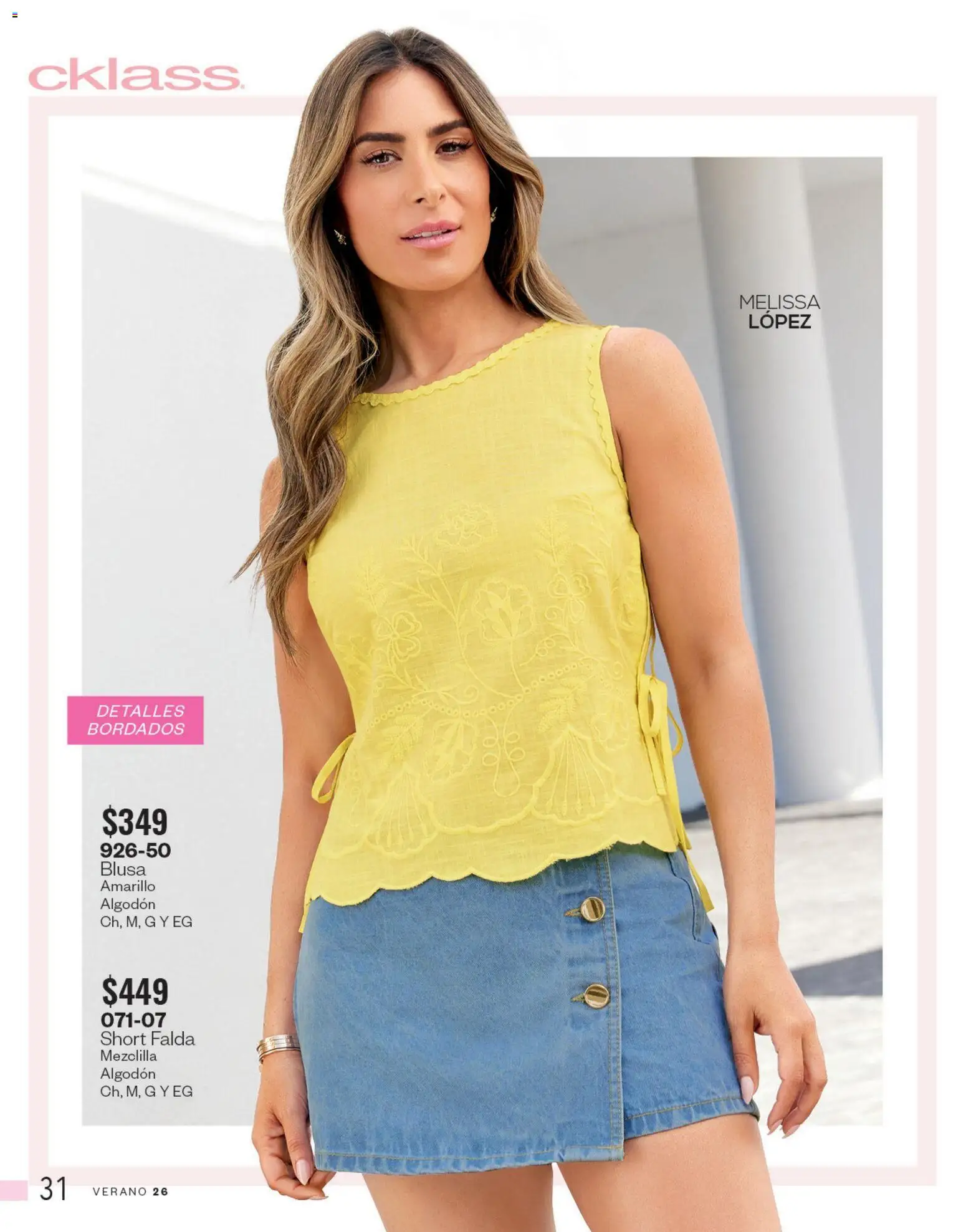 Vista previa las ofertas de la tienda Cklass - Cklass catálogo Novedades de verano calzado desde el 01/05/2026 - Short, Blusa, Algodón, Falda