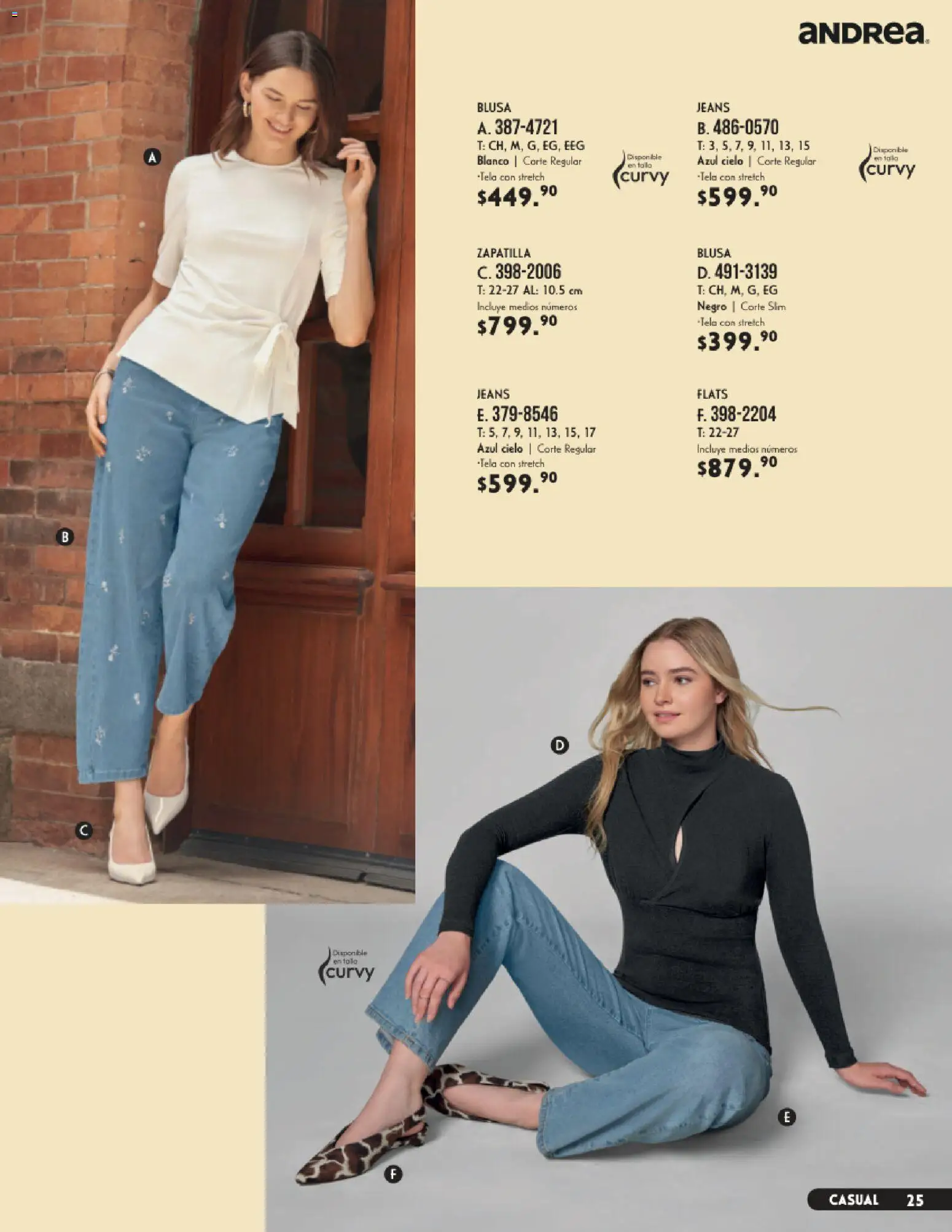 Vista previa las ofertas de la tienda Andrea - Andrea catálogo Vestir desde el 23/08/2026 