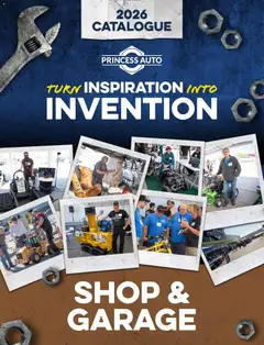 Preview of leaflet Princess Auto catalog - Shop & Garage from shop Princess Auto is valid from Apr 21, 2026