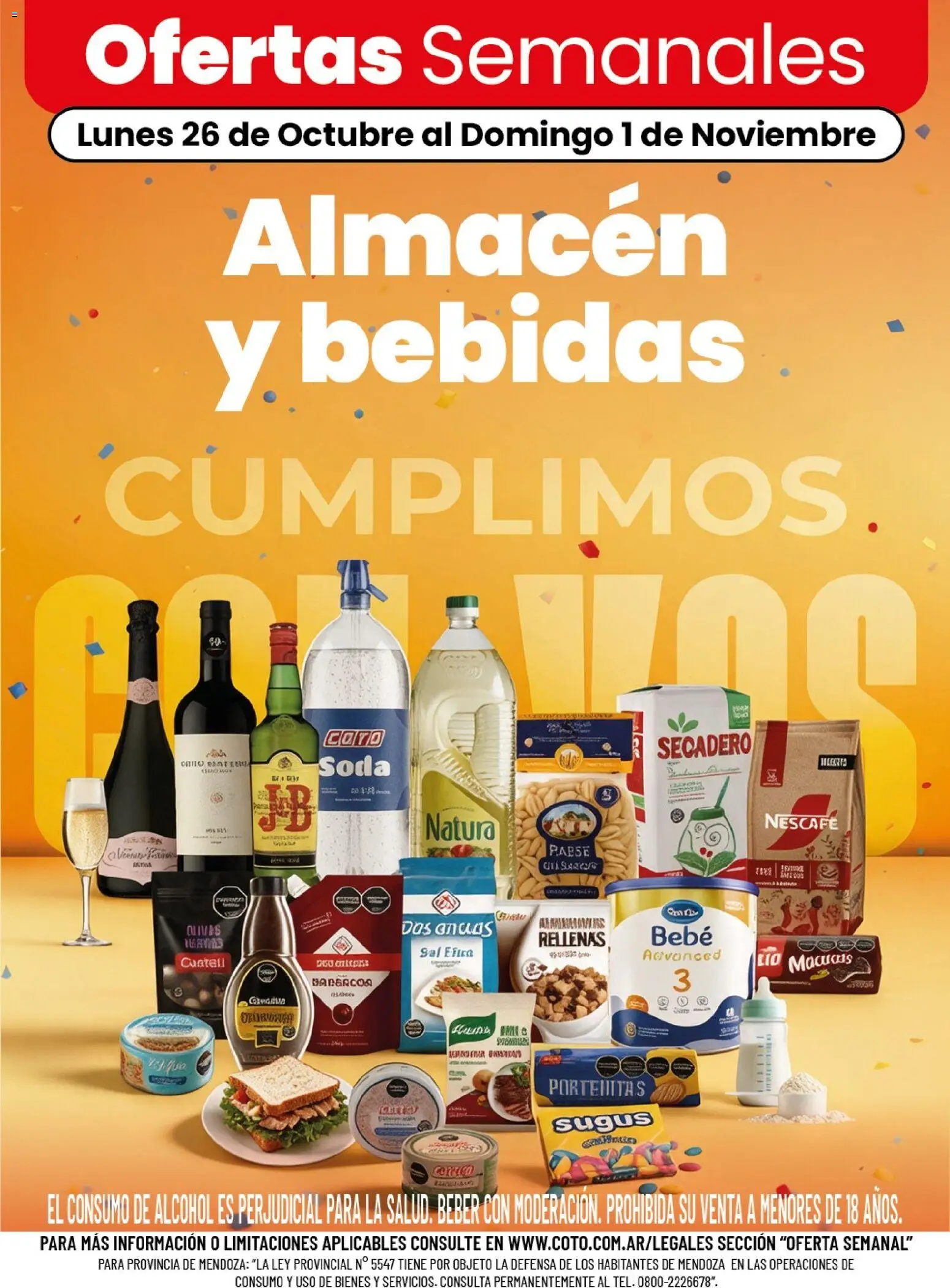 Vista previa del folleto de la tienda Coto válido desde el 26/10/2026 