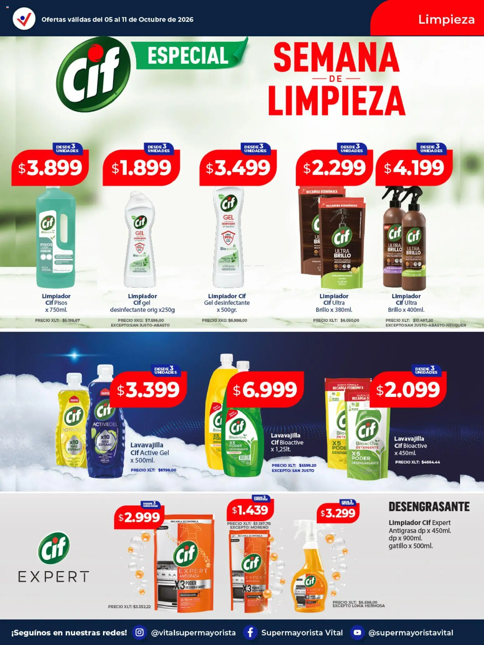 Vista previa del folleto de la tienda Vital válido desde el 05/10/2026 