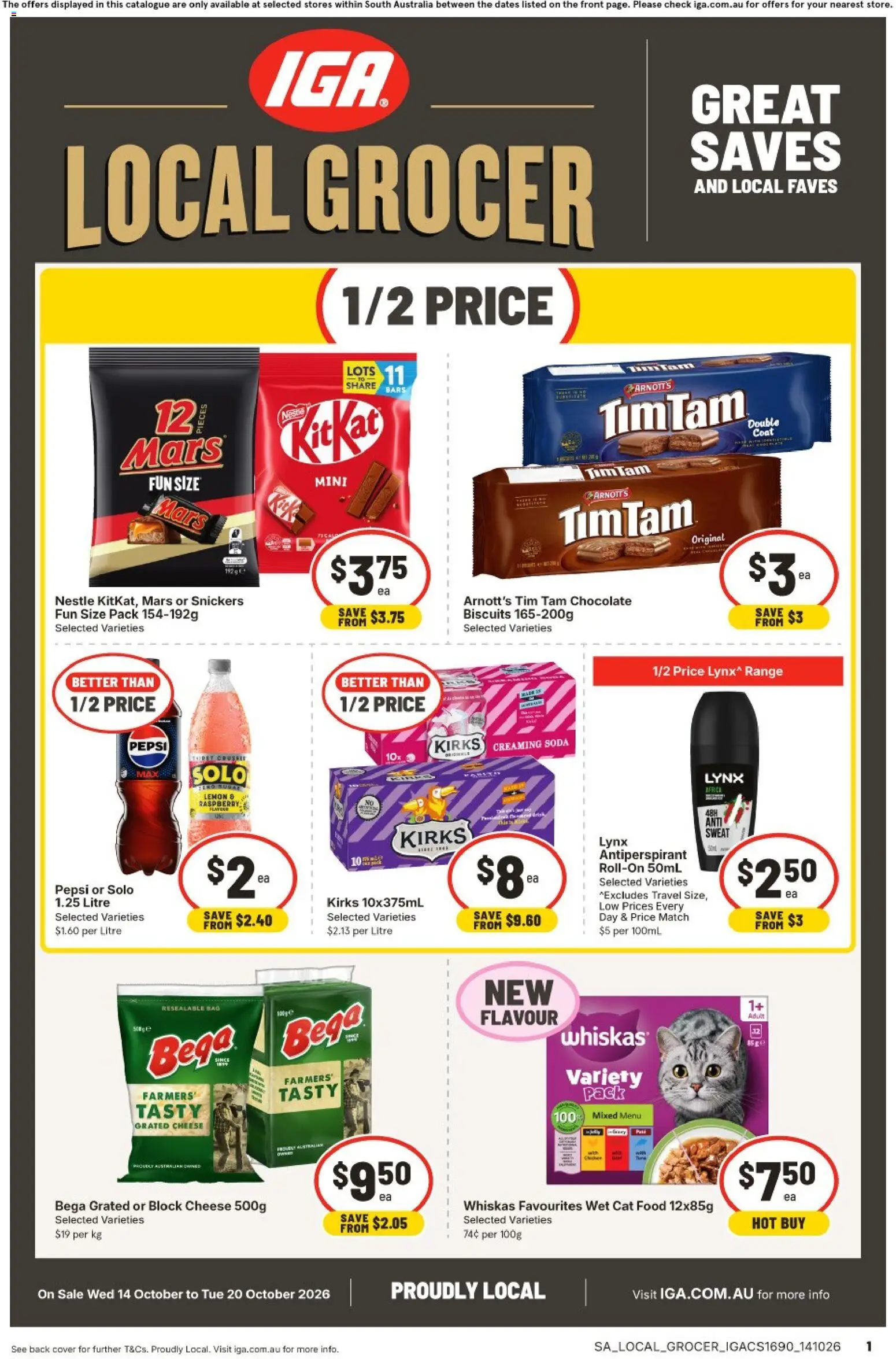 Preview of catalogue IGA Local Grocer SA from shop IGA valid 14/10/2026