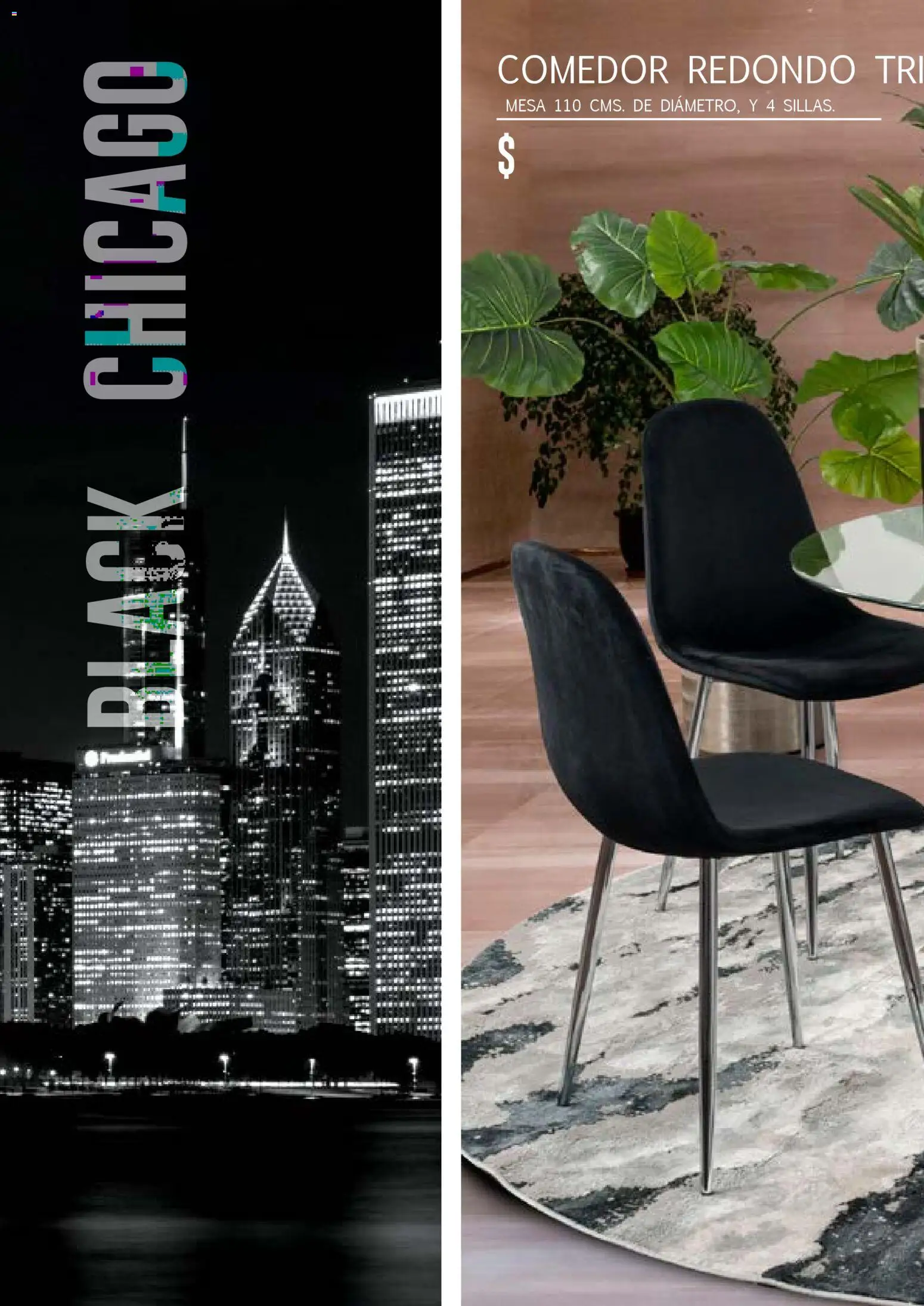 Vista previa las ofertas de la tienda Muebles Dico - Muebles Dico catálogo Black Chicago desde el 17/03/2026 
