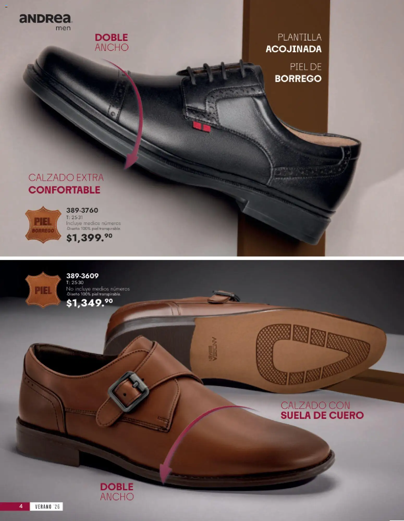 Vista previa las ofertas de la tienda Andrea - Andrea catálogo Calzado Caballero desde el 24/05/2026 