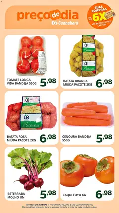 Pré-Visualização do folheto "Supermercado Guanabara - Ofertas da semana" da loja Supermercado Guanabara válido a partir de 26/06/2026