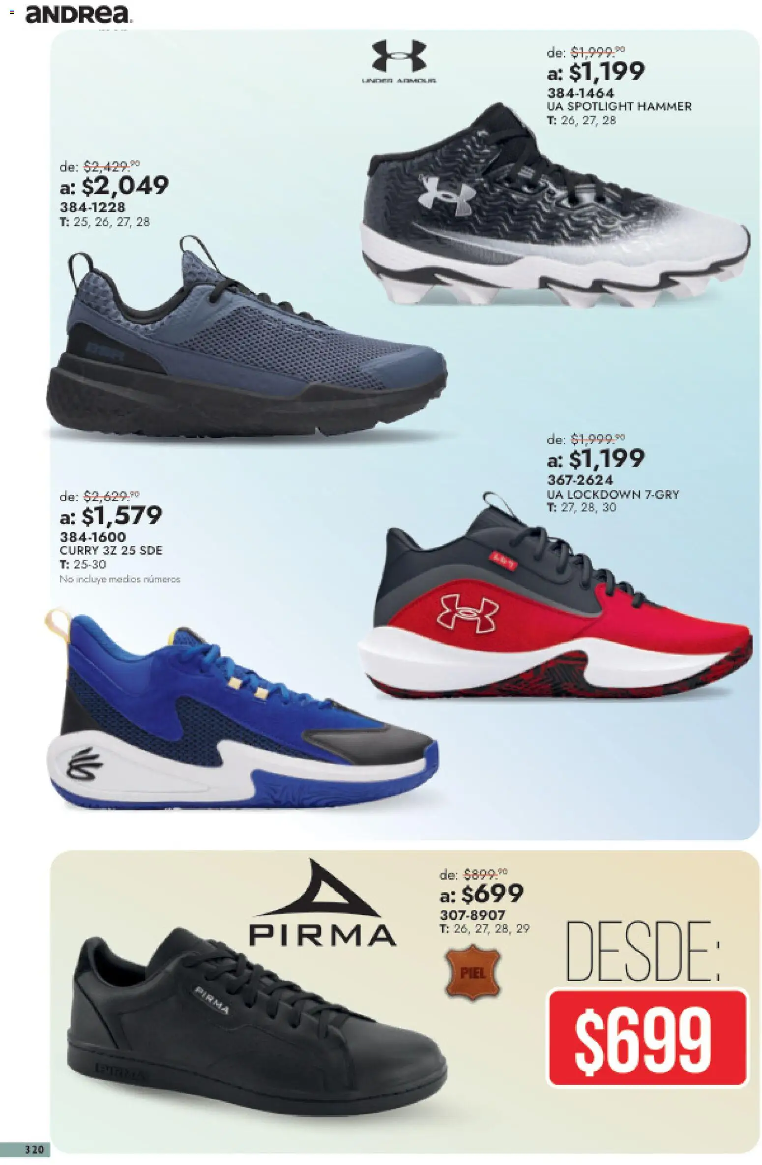 Vista previa las ofertas de la tienda Andrea - Andrea catálogo Outlet desde el 26/07/2026 