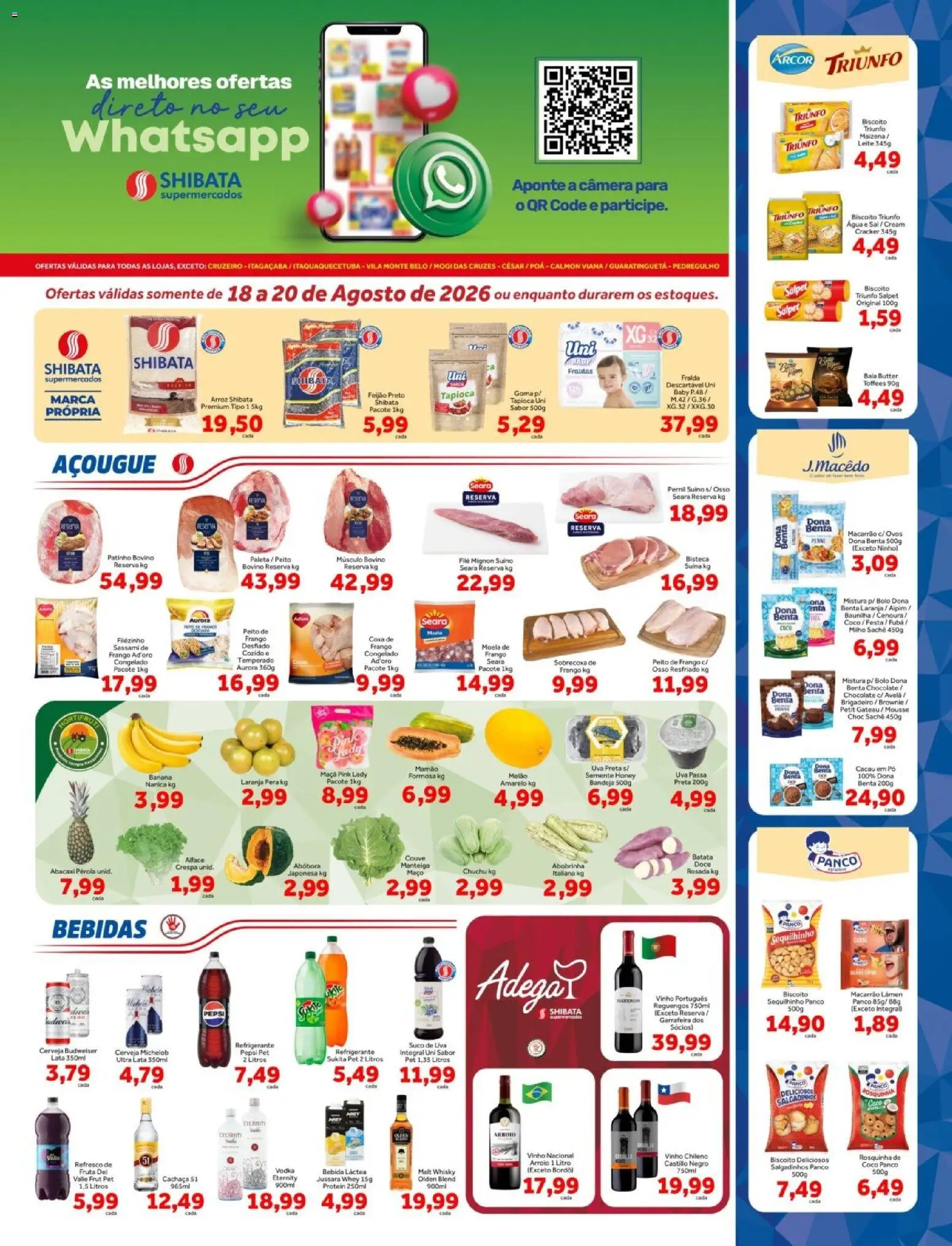 Pré-Visualização do folheto "Shibata - Ofertas da semana" da loja Shibata válido a partir de 18/08/2026