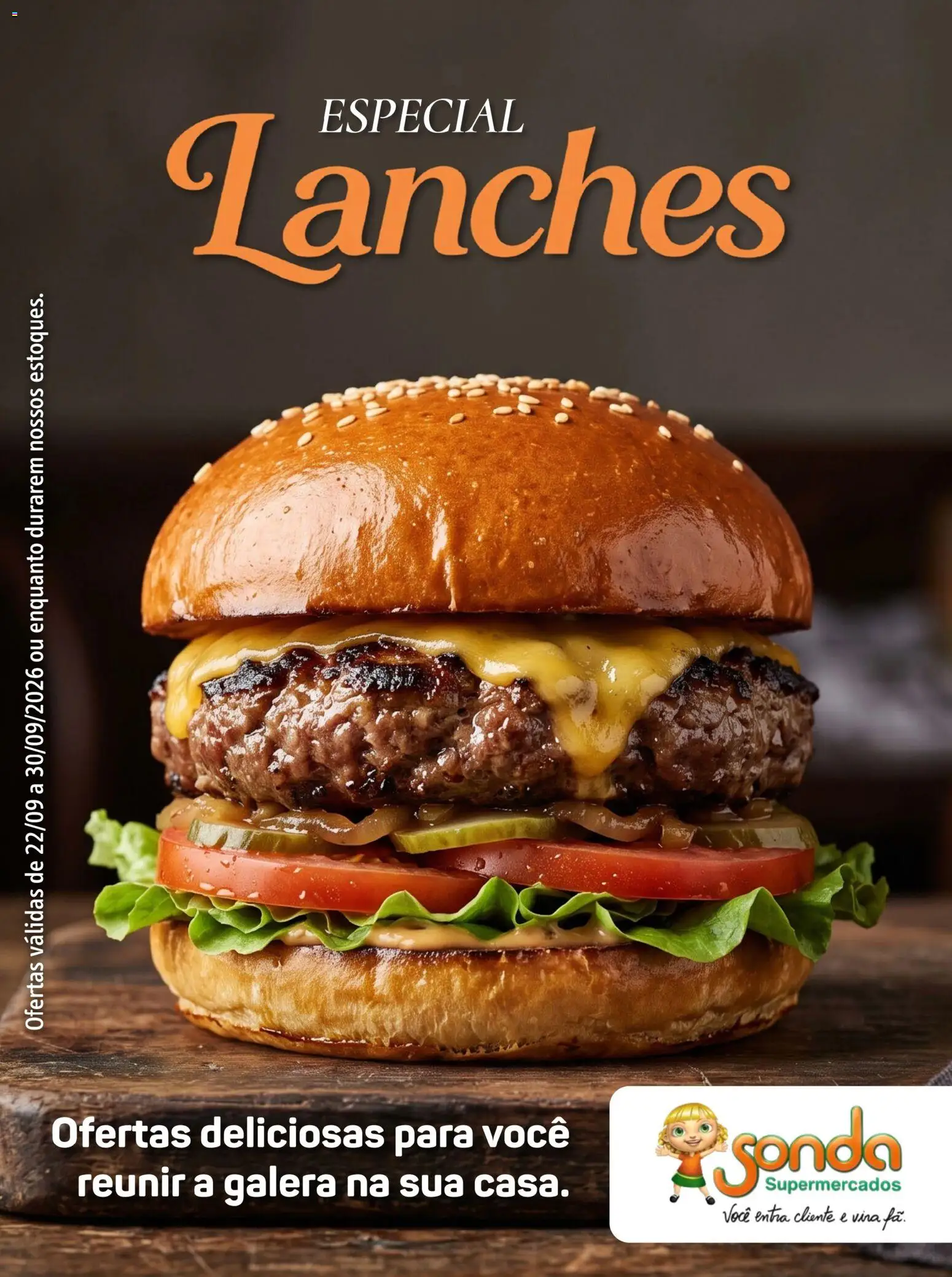 Pré-Visualização do folheto "Sonda ofertas Lanches" da loja Sonda válido a partir de 22/09/2026