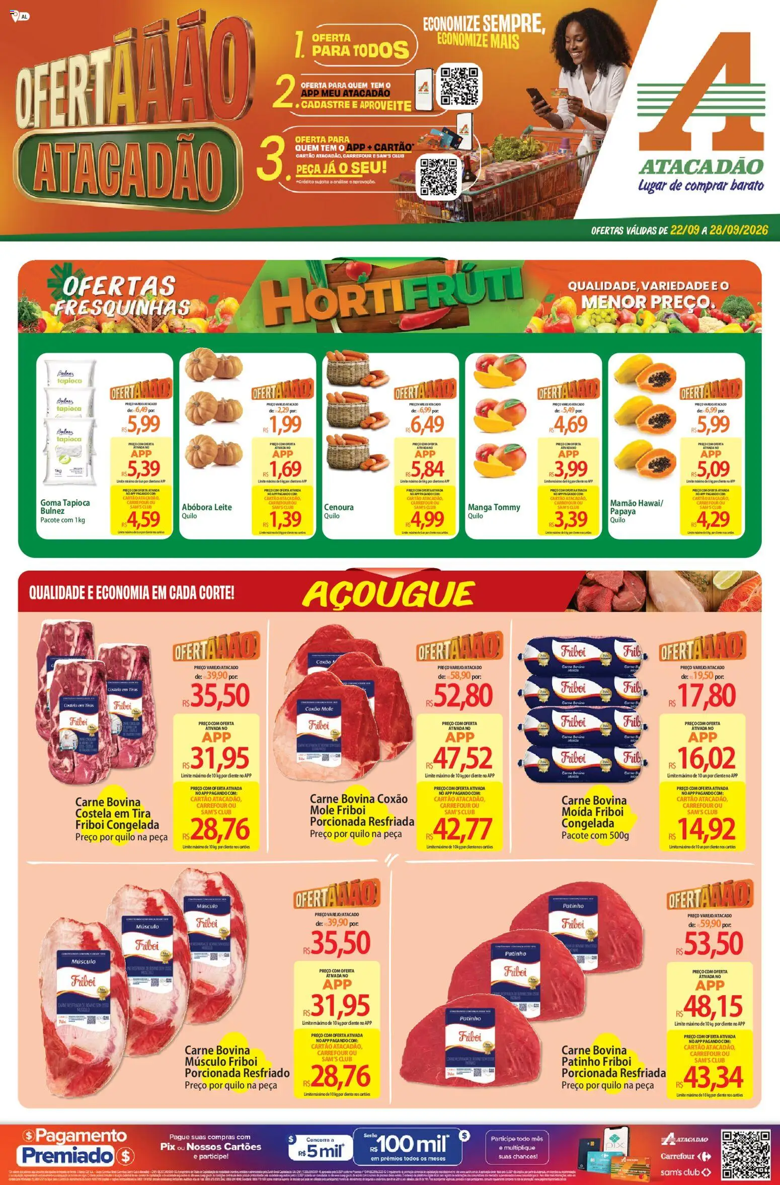 Pré-Visualização do folheto "Atacadão ofertas - AL" da loja Atacadão válido a partir de 22/09/2026