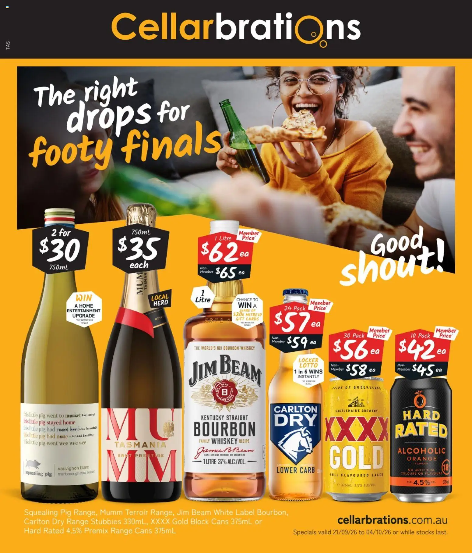 Preview of catalogue Cellarbrations catalogue BLACKMANS BAY from shop Cellarbrations valid 21/09/2026 - Jim Beam, Bourbon, Whiskey