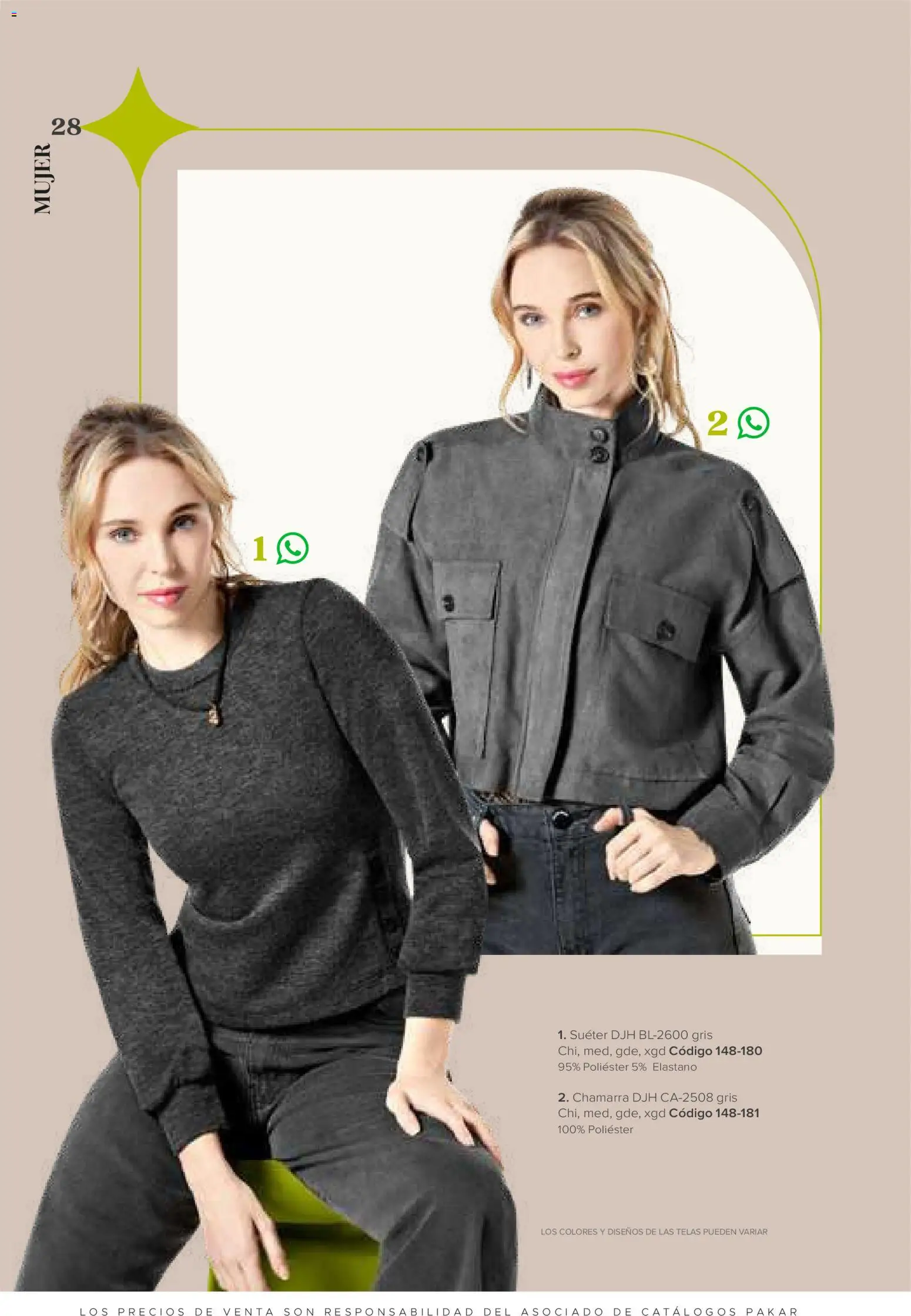 Vista previa las ofertas de la tienda SC Pakar - SC Pakar catálogo Ropa desde el 31/07/2026 