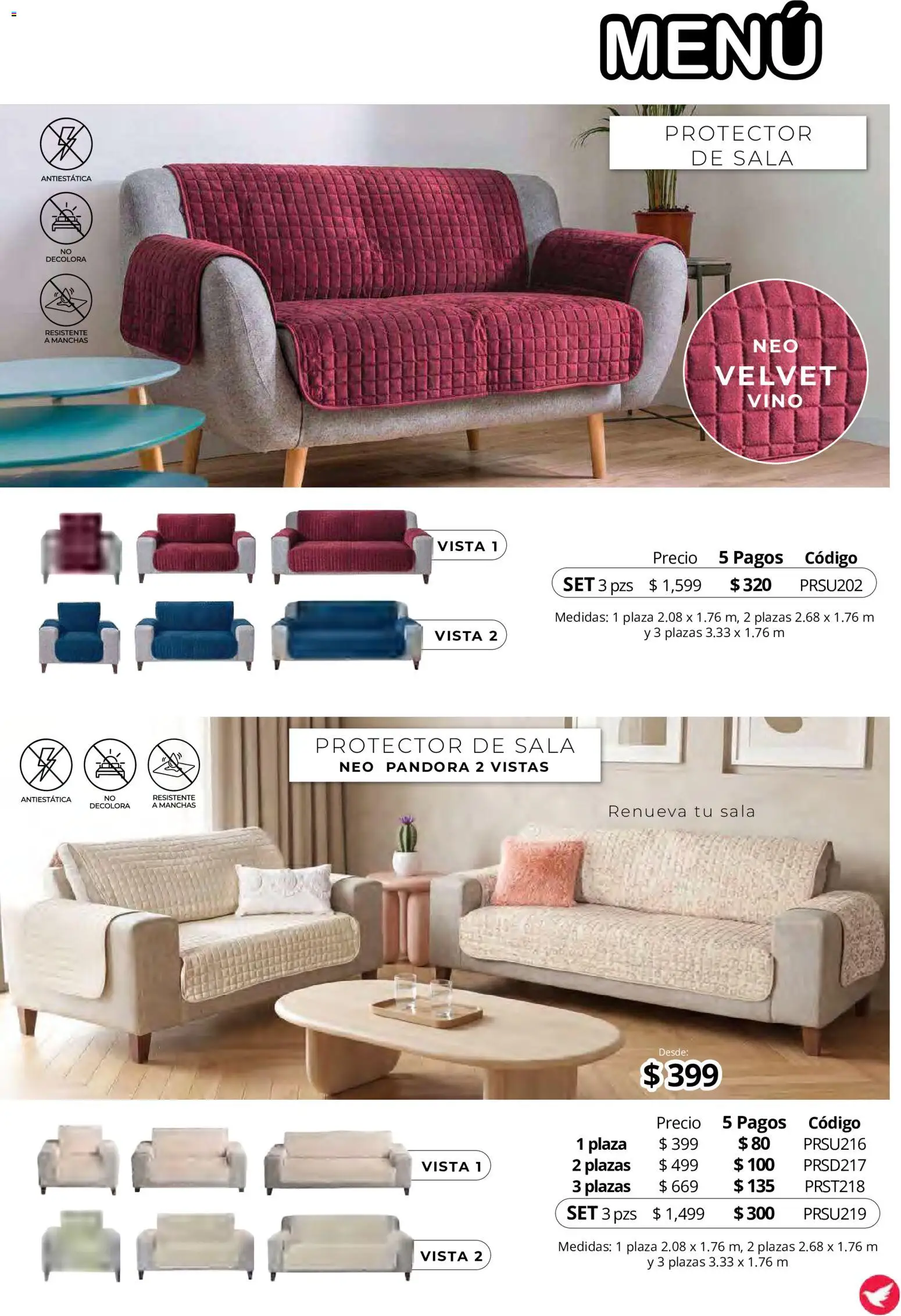 Vista previa las ofertas de la tienda Colchas Concord - Colchas Concord catálogo desde el 15/10/2026 