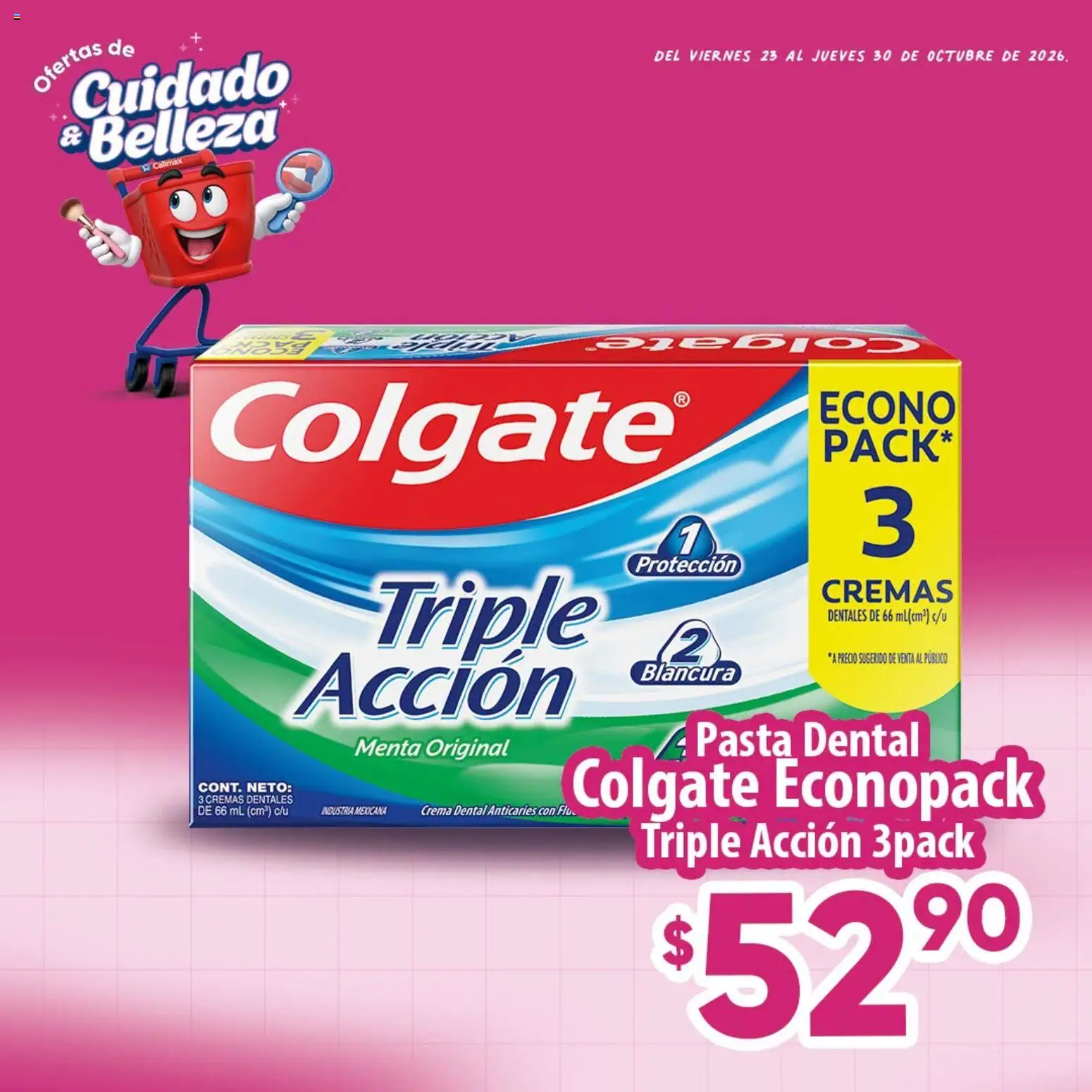 Vista previa las ofertas de la tienda Calimax - Calimax folleto Cuidado & Belleza desde el 23/10/2026 