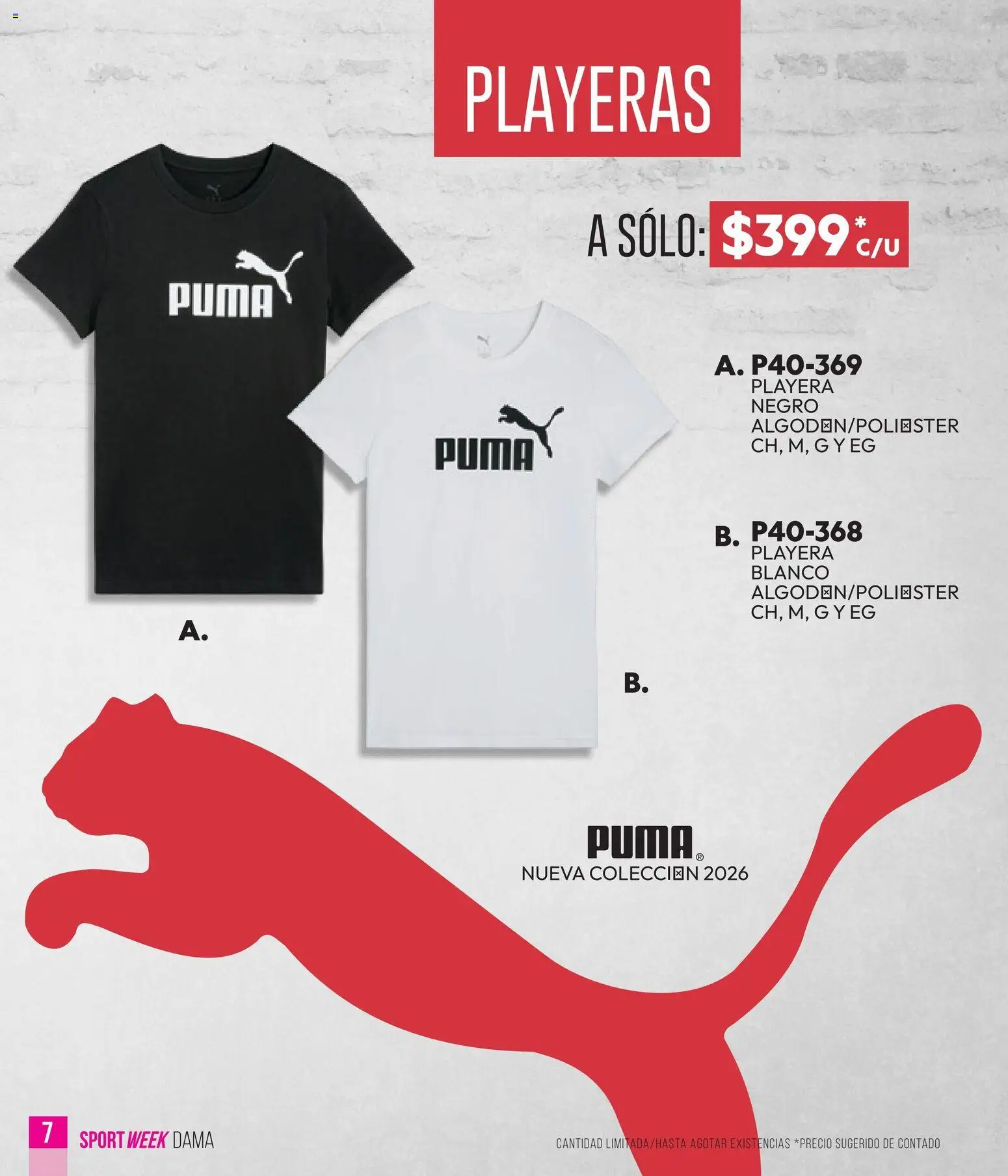 Vista previa las ofertas de la tienda Cklass - Cklass catálogo Sportweek desde el 28/04/2026 - Playera