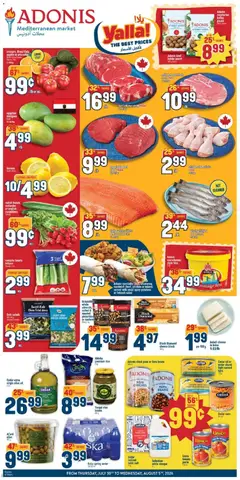 Preview of leaflet Adonis weekly flyer from shop Adonis is valid from Jul 30, 2026