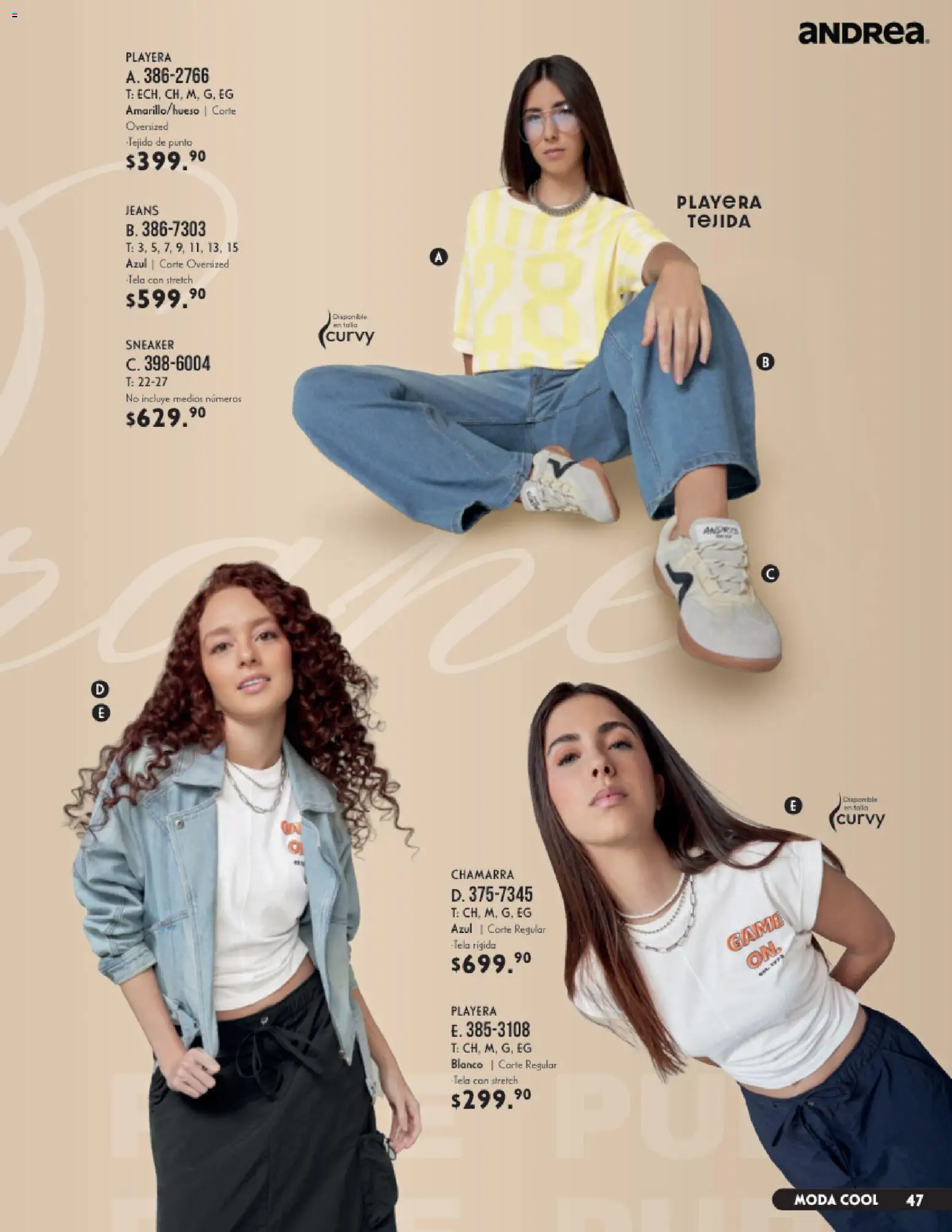 Vista previa las ofertas de la tienda Andrea - Andrea catálogo Vestir desde el 23/08/2026 