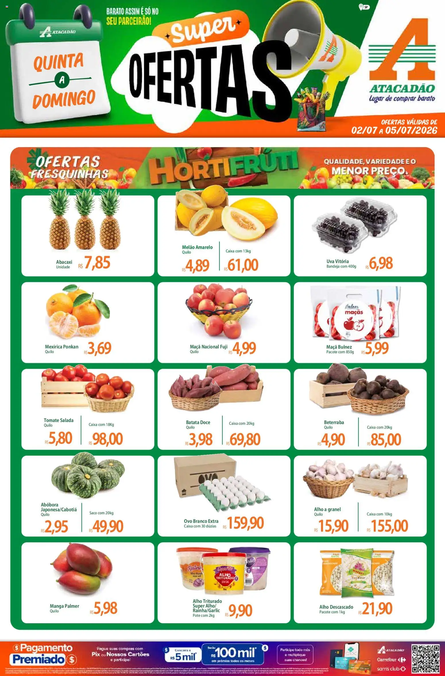 Pré-Visualização do folheto "Atacadão ofertas - SP" da loja Atacadão válido a partir de 02/07/2026