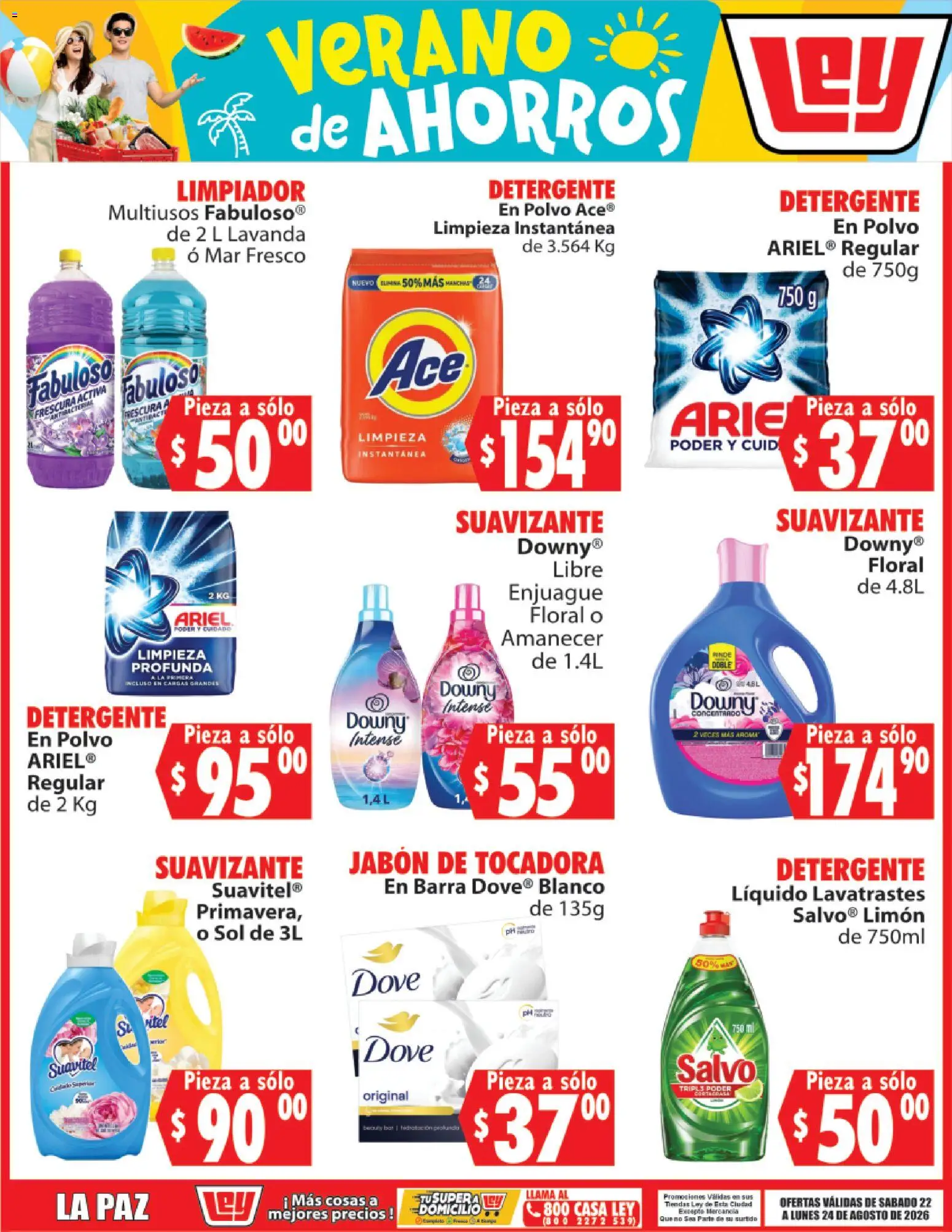 Vista previa las ofertas de la tienda Casa Ley - Casa Ley folleto Verano de ahorros desde el 22/08/2026 