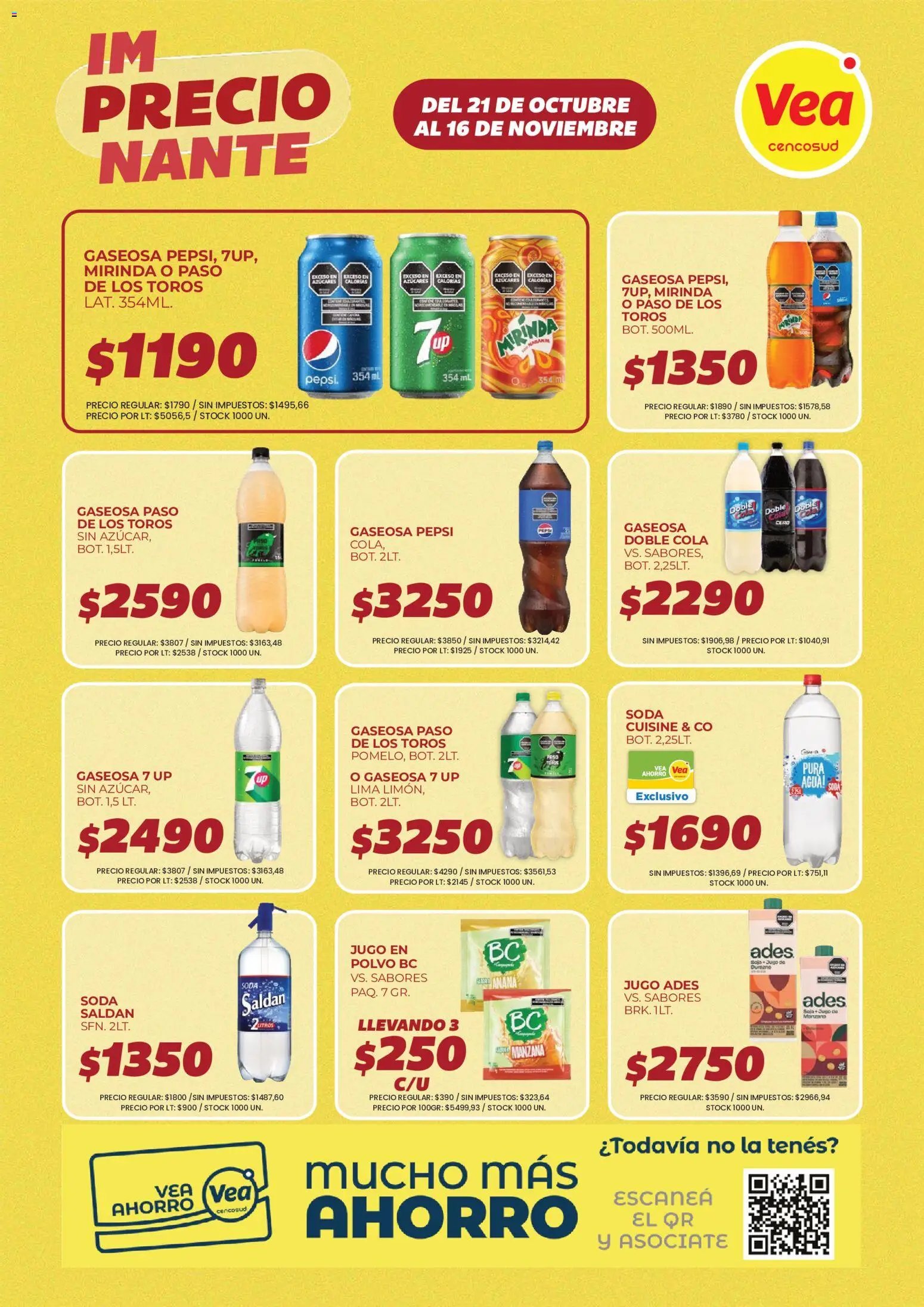 Vista previa del folleto de la tienda Vea válido desde el 21/10/2026 