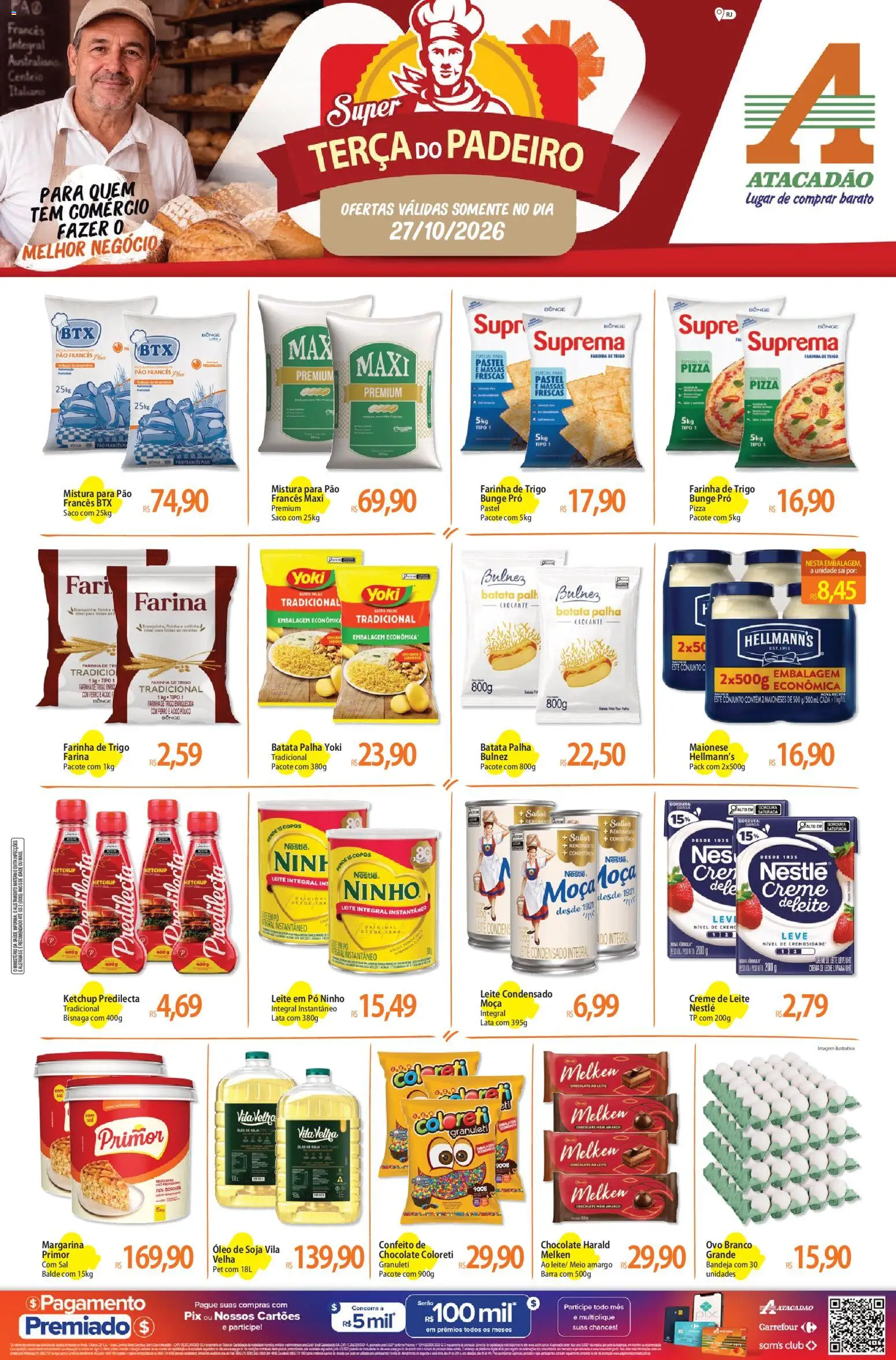 Pré-Visualização do folheto "Atacadão ofertas - RJ" da loja Atacadão válido a partir de 27/10/2026