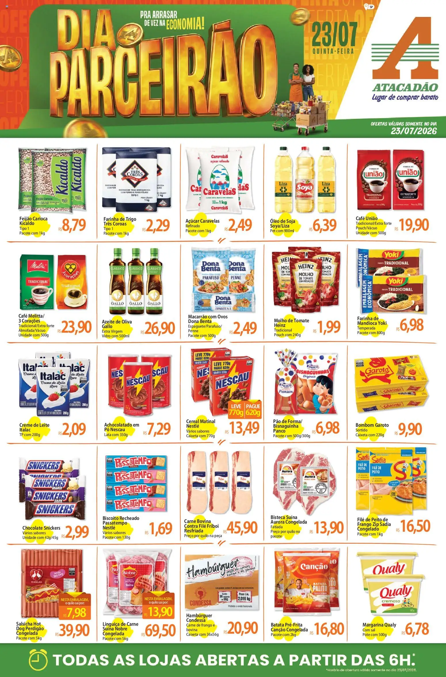 Pré-Visualização do folheto "Atacadão ofertas - SP" da loja Atacadão válido a partir de 23/07/2026