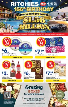 Preview of catalogue Ritchies catalogue Specials from shop Ritchies valid 23/09/2026