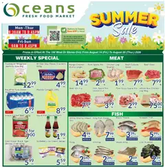 Preview of leaflet Oceans weekly flyer / circulaire from shop Oceans is valid from Aug 14, 2026
