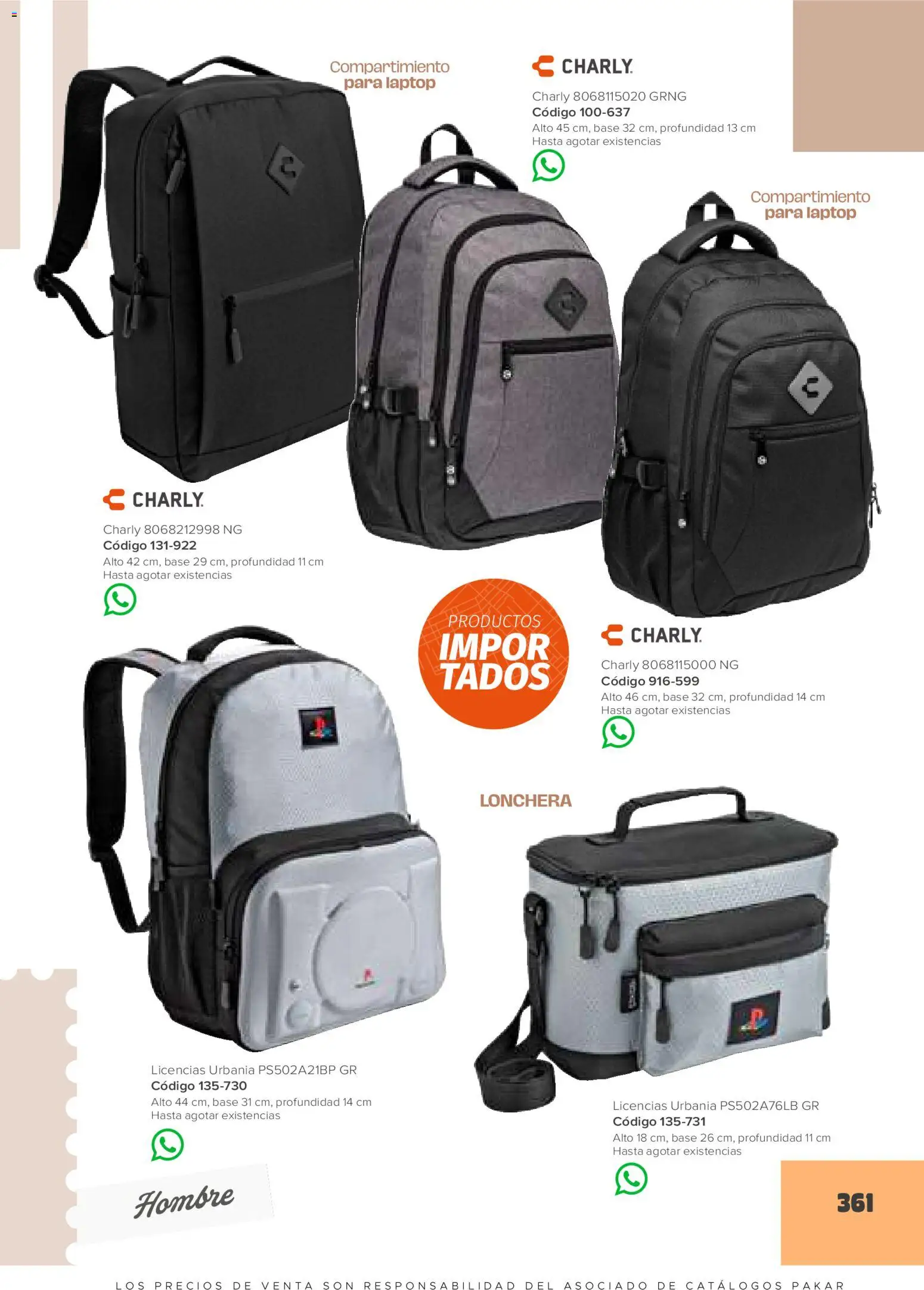 Vista previa las ofertas de la tienda SC Pakar - Catálogo Hombre desde el 30/01/2026 