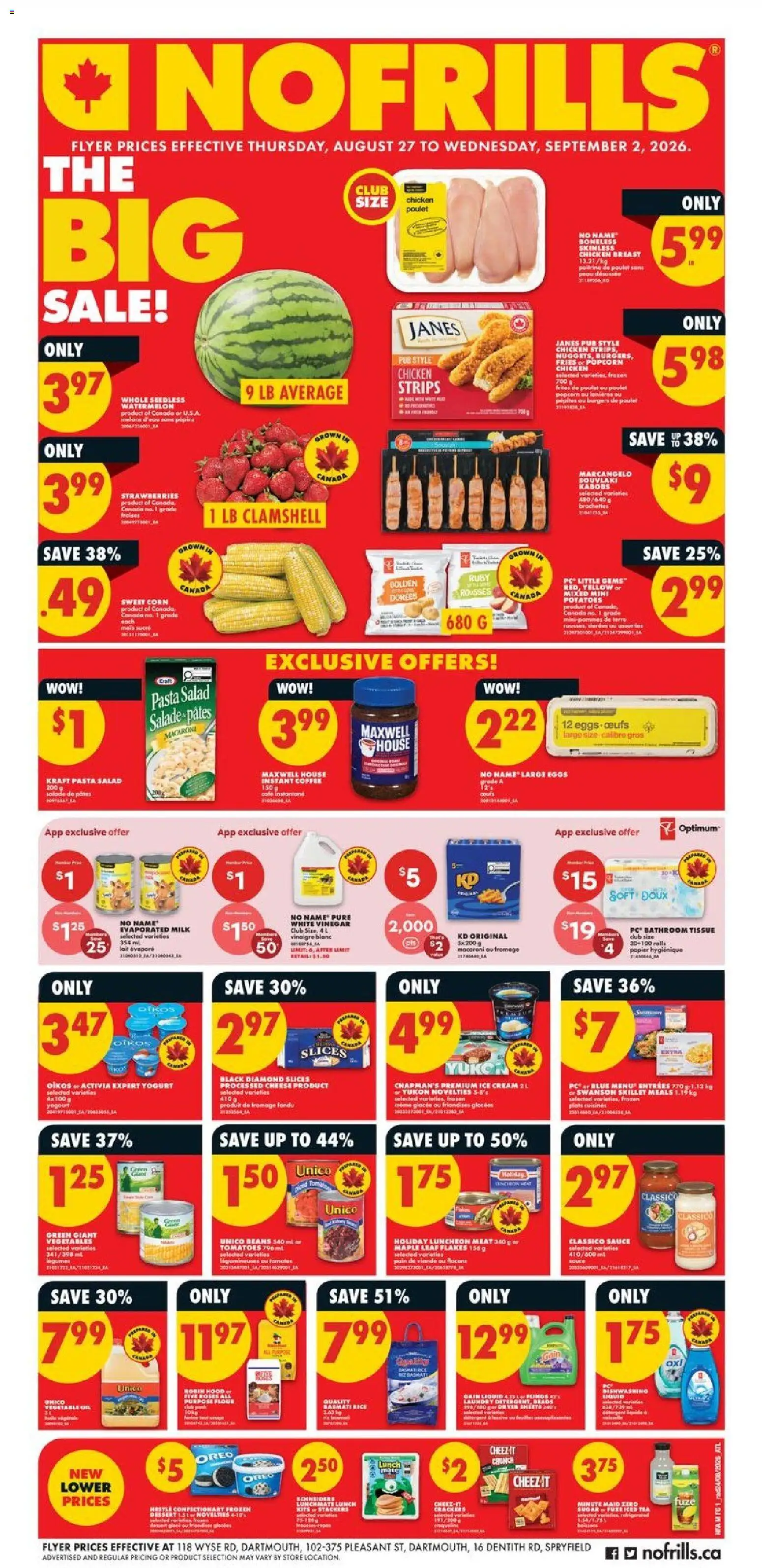 Preview of leaflet No Frills weekly flyer - NS from shop No Frills is valid from Aug 27, 2026