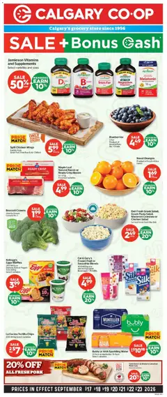 Preview of leaflet Calgary Co-op weekly flyer / circulaire from shop Calgary Co-op is valid from Sep 17, 2026
