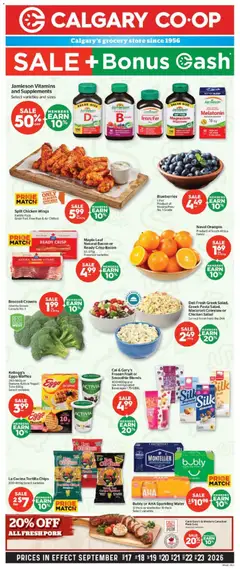 Preview of leaflet Calgary Co-op weekly flyer / circulaire from shop Calgary Co-op is valid from Sep 17, 2026