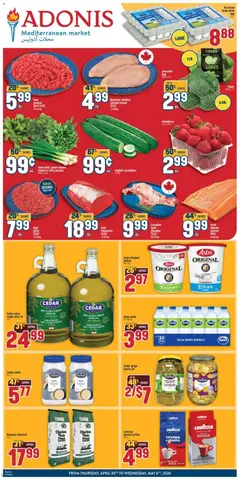 Un aperçu du dépliant Adonis weekly flyer du magasin Adonis est valide à partir 30 avr. 2026