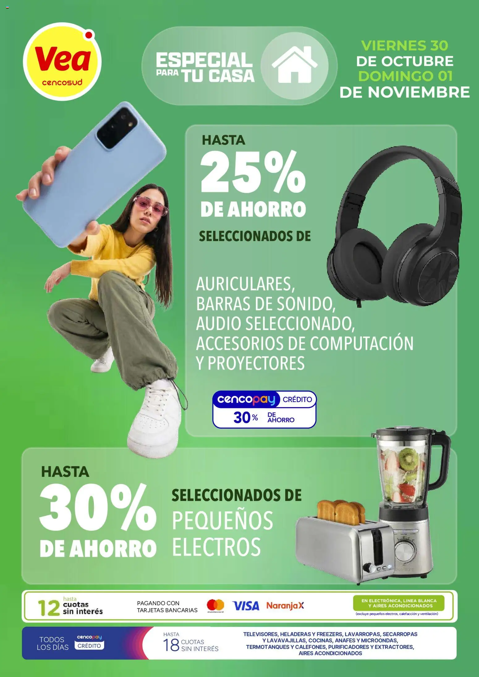 Vista previa del folleto de la tienda Vea válido desde el 30/10/2026 