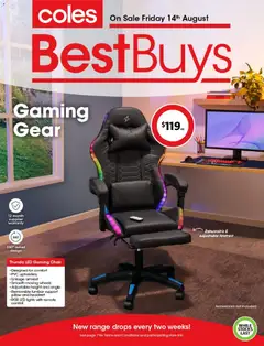 Preview of catalogue Coles Best Buys from shop Coles valid 14/08/2026