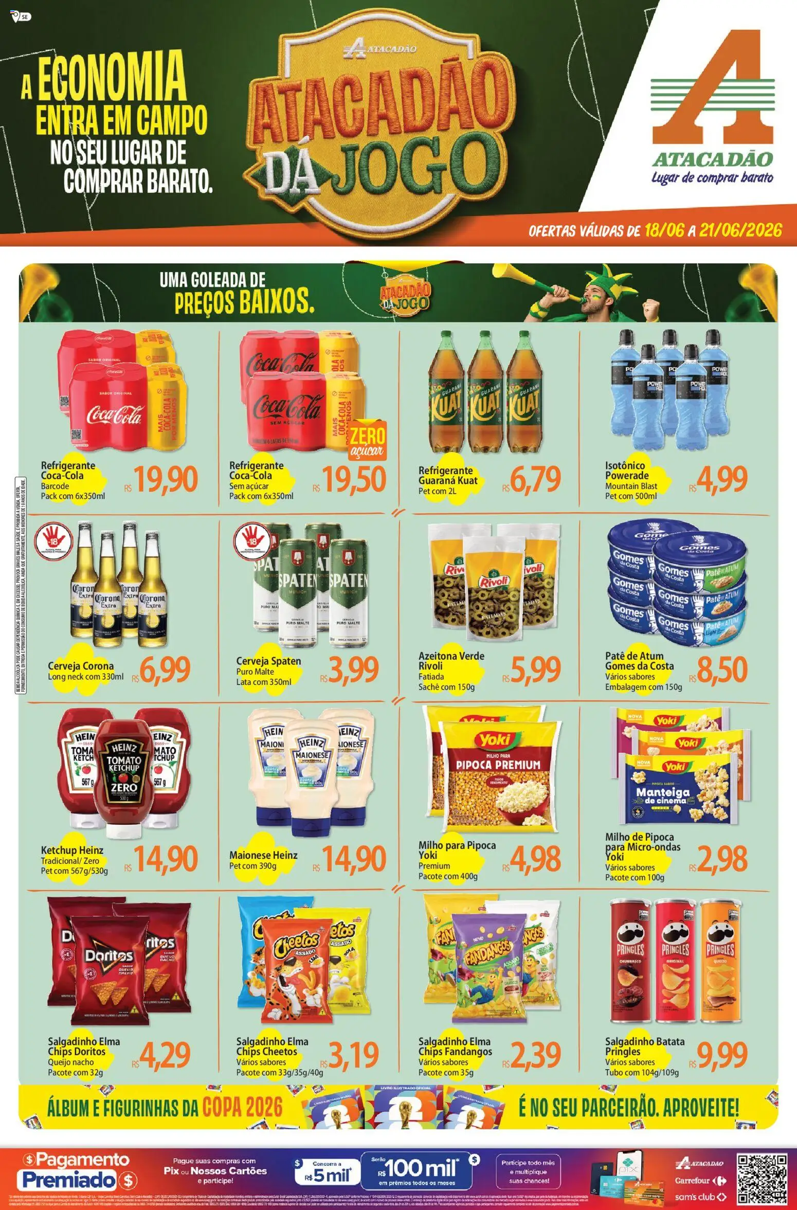 Pré-Visualização do folheto "Atacadão ofertas - SE" da loja Atacadão válido a partir de 18/06/2026