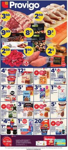 Un aperçu du dépliant Provigo weekly flyer / circulaire du magasin Provigo est valide à partir 17 sept. 2026