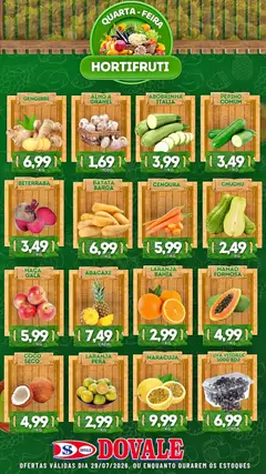Pré-Visualização do folheto "Dovale ofertas Hortifruti" da loja Dovale válido a partir de 29/07/2026