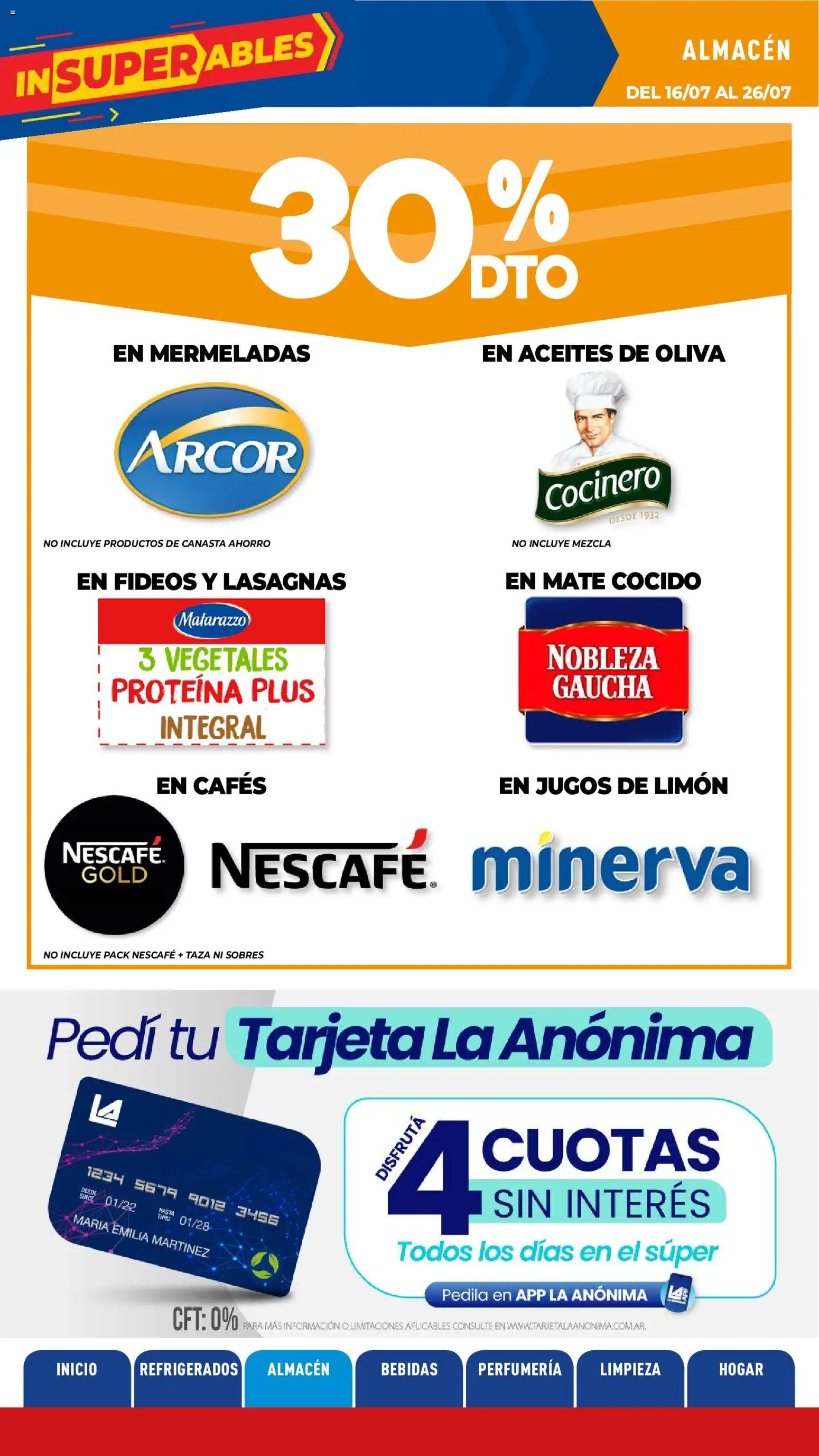 Vista previa del folleto de la tienda La Anonima válido desde el 16/07/2026 