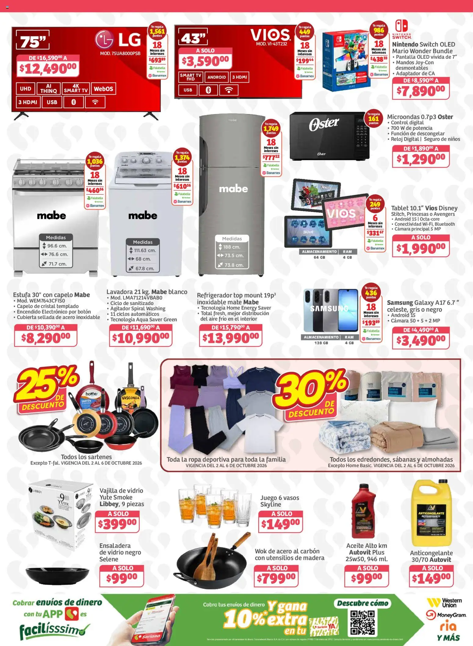 Vista previa las ofertas de la tienda Soriana - Soriana Híper - En México Oferta se dice Soriana desde el 02/10/2026 