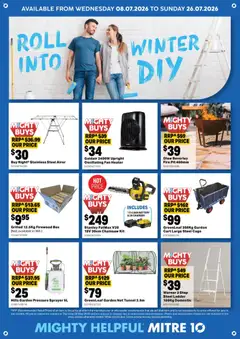 Preview of catalogue Mitre 10 Roll Into Winter DIY from shop Mitre 10 valid 08/07/2026