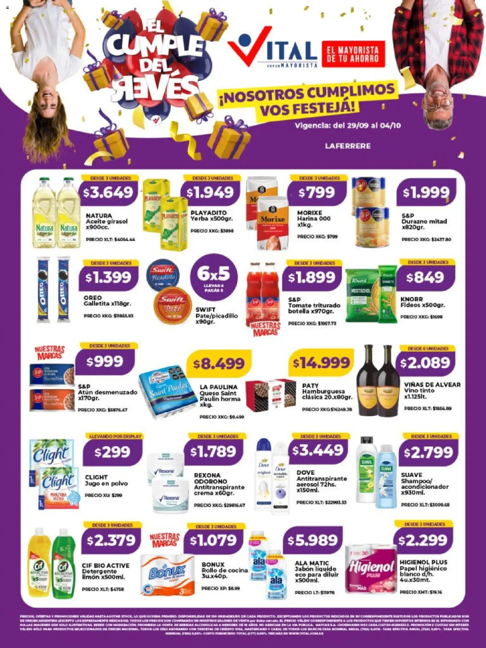 Vista previa del folleto de la tienda Vital válido desde el 29/09/2026 