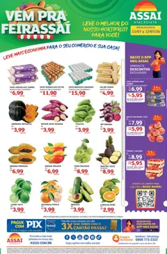 Pré-Visualização do folheto "Assaí Atacadista ofertas - PR" da loja Assaí Atacadista válido a partir de 11/07/2026