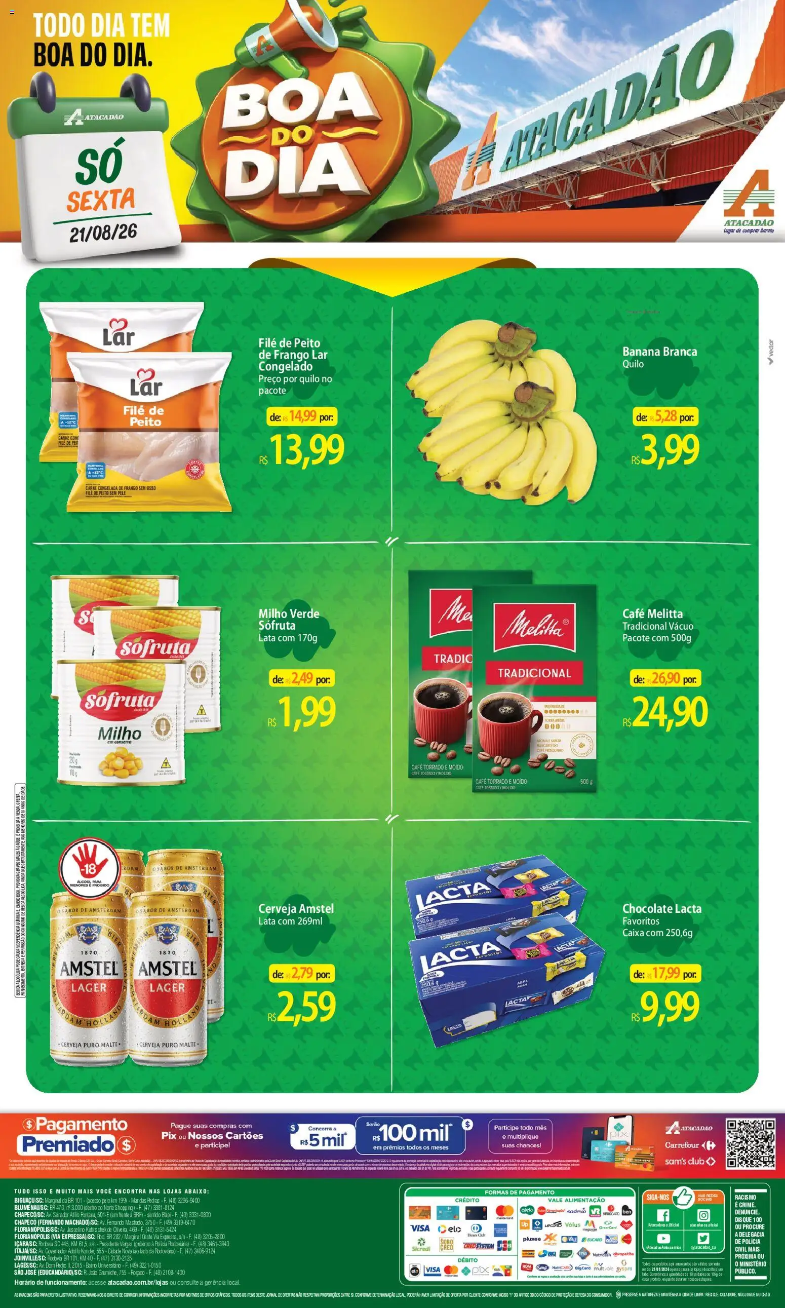 Pré-Visualização do folheto "Atacadão ofertas - SC" da loja Atacadão válido a partir de 21/08/2026