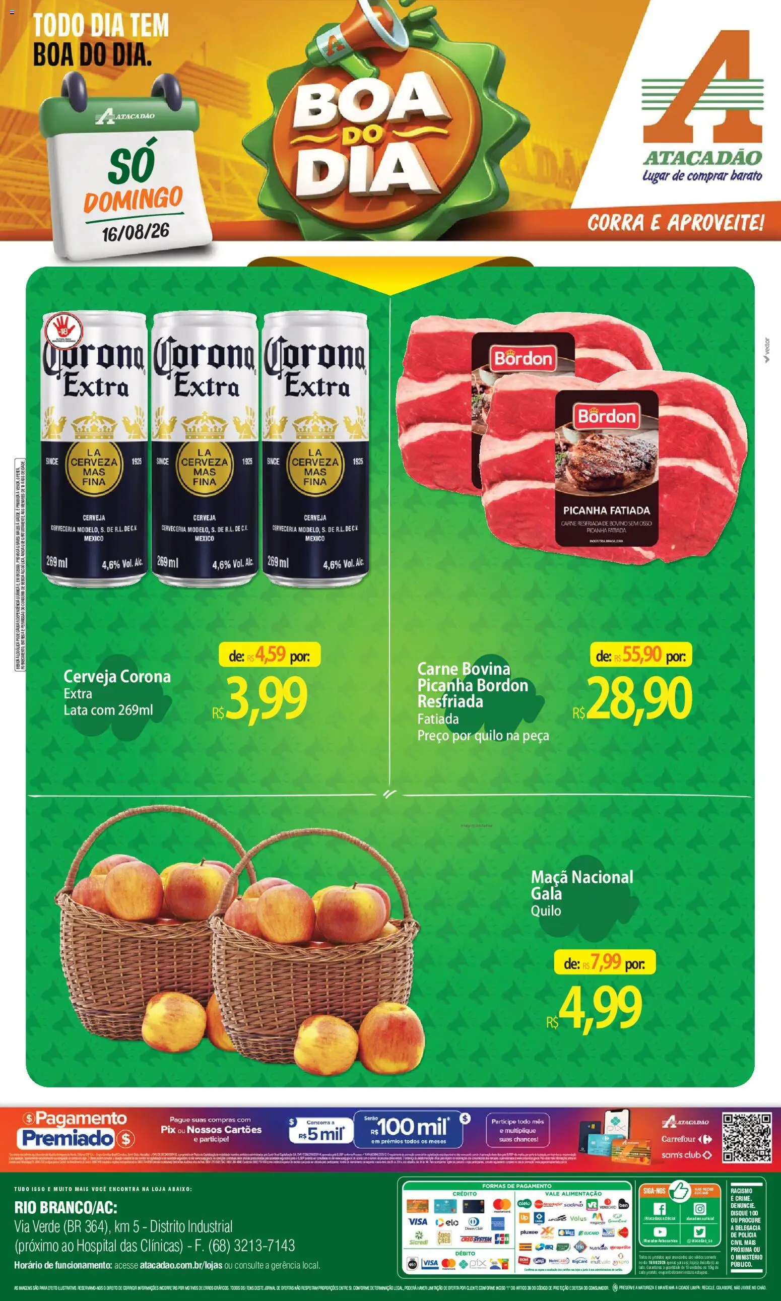 Pré-Visualização do folheto "Atacadão ofertas - AC" da loja Atacadão válido a partir de 16/08/2026