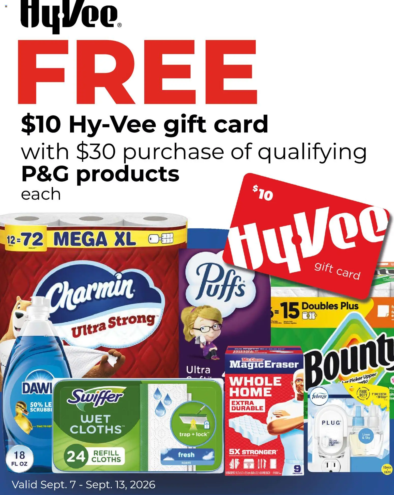 Ad Preview of HyVee HyVee Procter & Gamble Promotion from 09/07/2026 - Picker