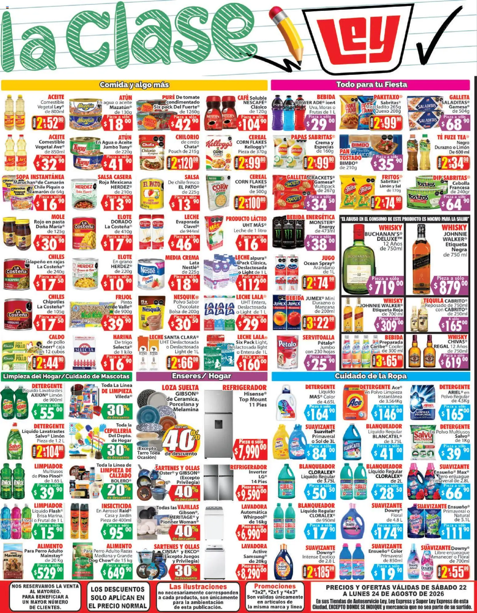 Vista previa las ofertas de la tienda Casa Ley - Casa Ley folleto Autoservicio desde el 22/08/2026 