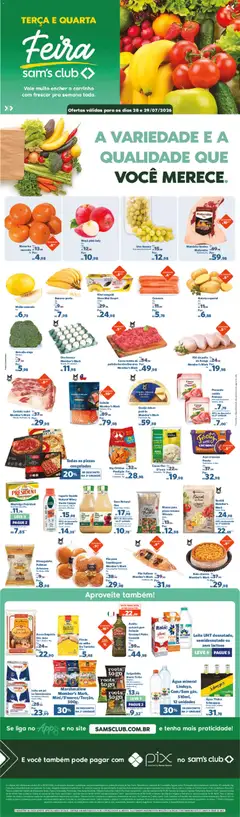 Pré-Visualização do folheto "Sam's Club - Ofertas da semana" da loja Sam's Club válido a partir de 28/07/2026