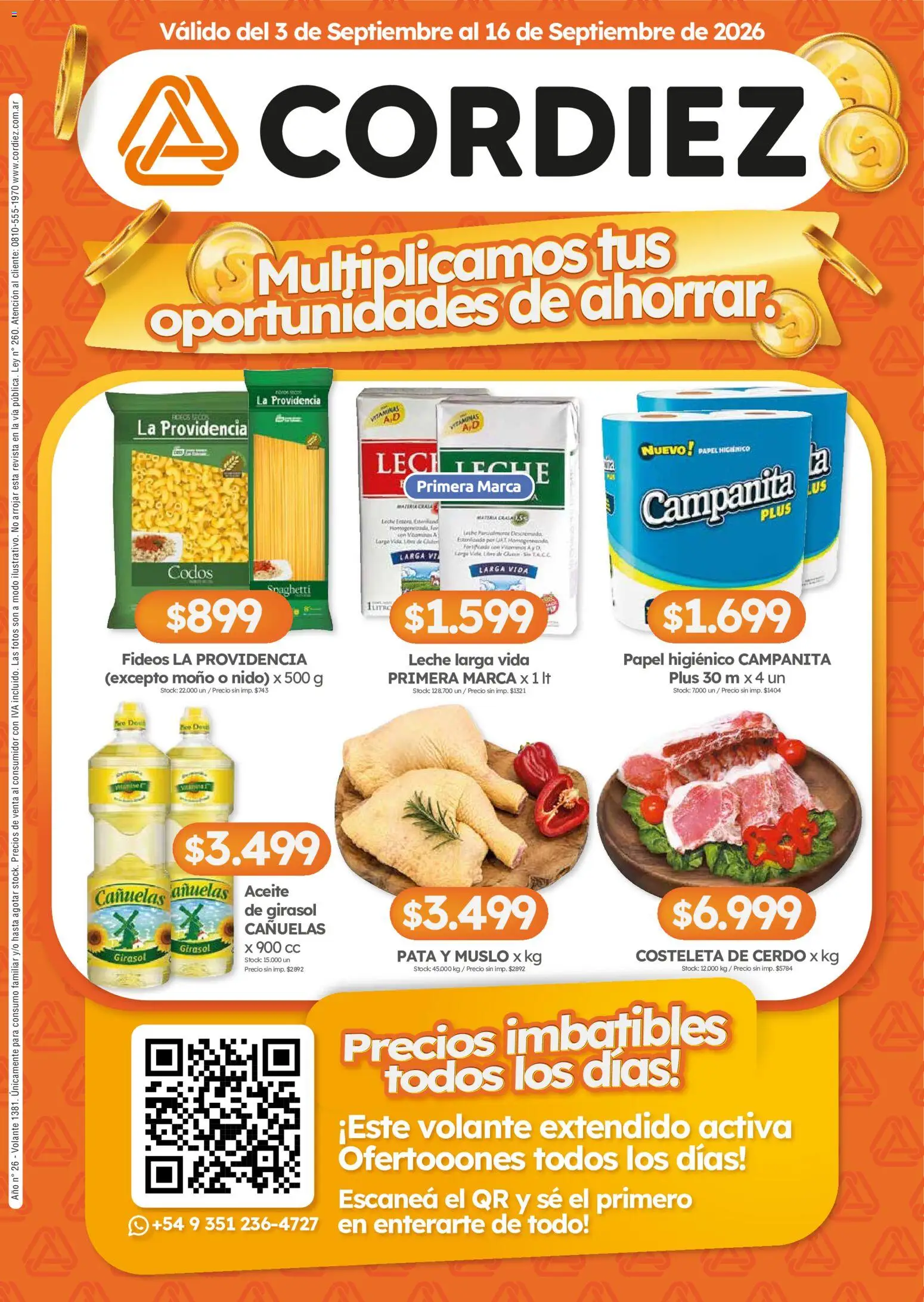 Vista previa del folleto de la tienda Cordiez válido desde el 03/09/2026 
