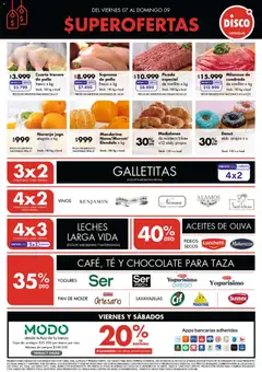Vista previa del folleto de la tienda Disco válido desde el 07/08/2026 